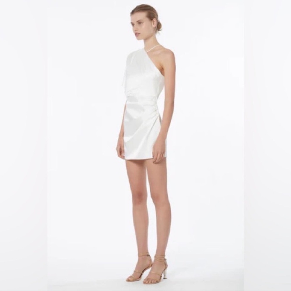 NWT MANNING CARTELL MIAMI HEAT DRESS WHITE SIZE 6